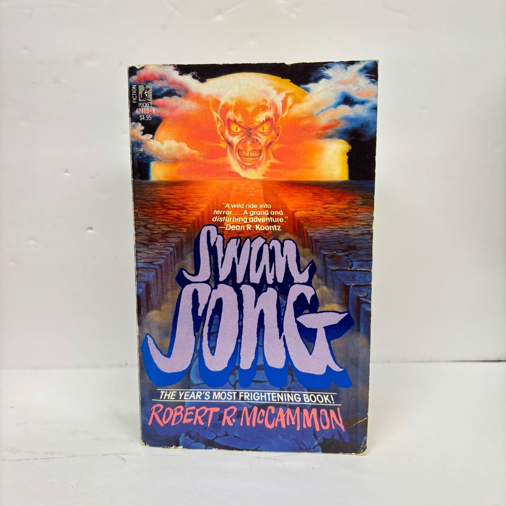 Swan Song Robert R. McCammon 1987 First Pocket Books Printing Horror Paperback
